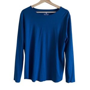 Segments Base Layer Shirt Woman XL Blue Merino Wool Performance Outdoor Hiking